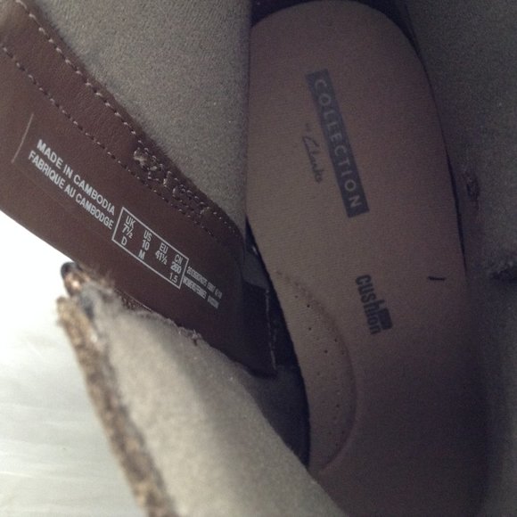 Clarks Womens Enfield Coco Olive Ankle Boot 10 M - Picture 8 of 9